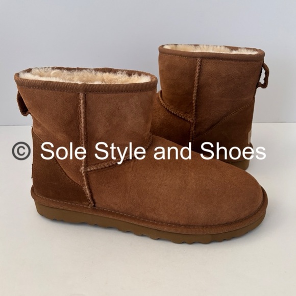 UGG Classic Mini Boots Chestnut Men’s 8 (Fits Women’s 9) - Picture 10 of 10